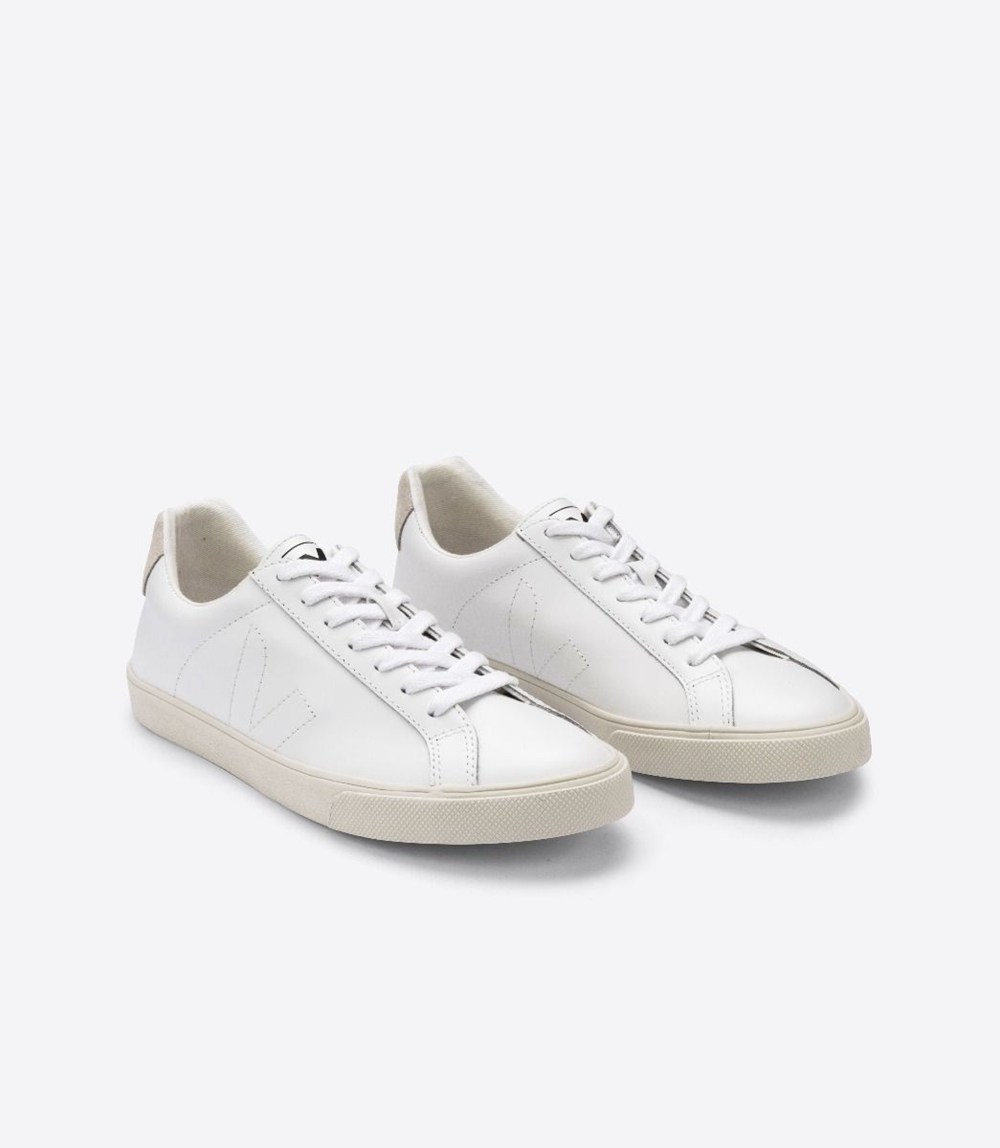 Tenis Veja Hombre - Esplar Cuero - Blancos - 295LQBGMK